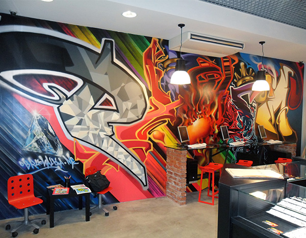 Art painting of walls, Graffiti, Interior, Ringo, NPF Ermi by StasDoDesign #StasDoDesign 